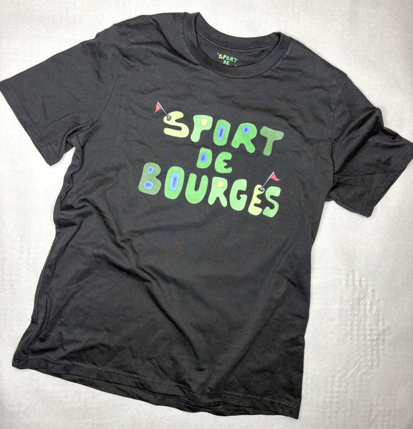 black t-shirt organic coton