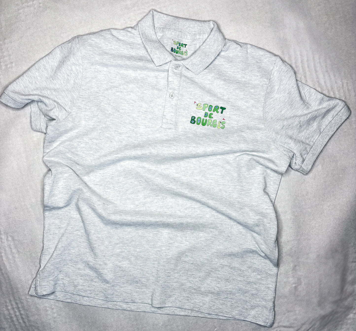 grey classic polo recto-verso